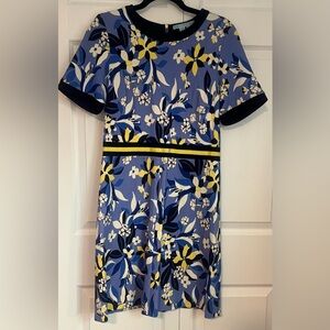 Draper James Bellamy Floral Persley Ponte Dress